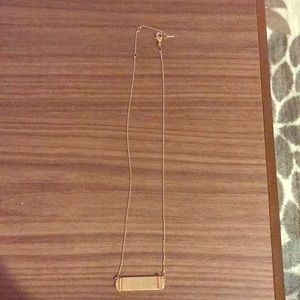 KEEP Collective gold horizontal pendant necklace